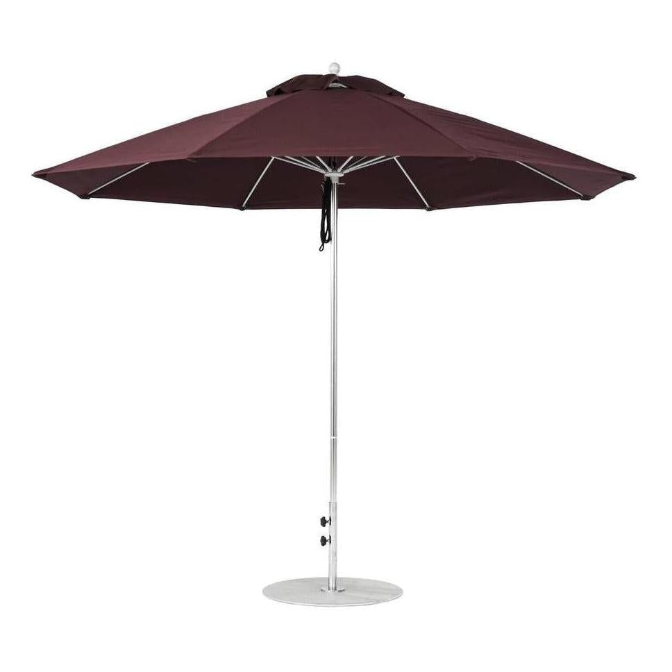 Market umbrella with fiberglass frame 8 panels - pulley lifting