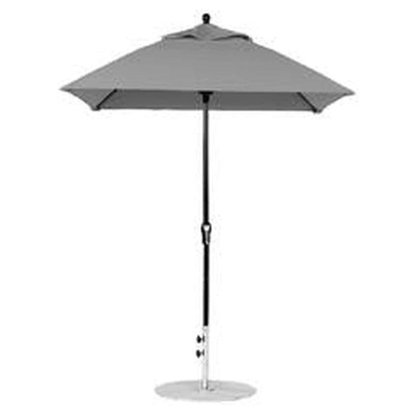 Parasol de marché carré MONTEGO avec manivelle