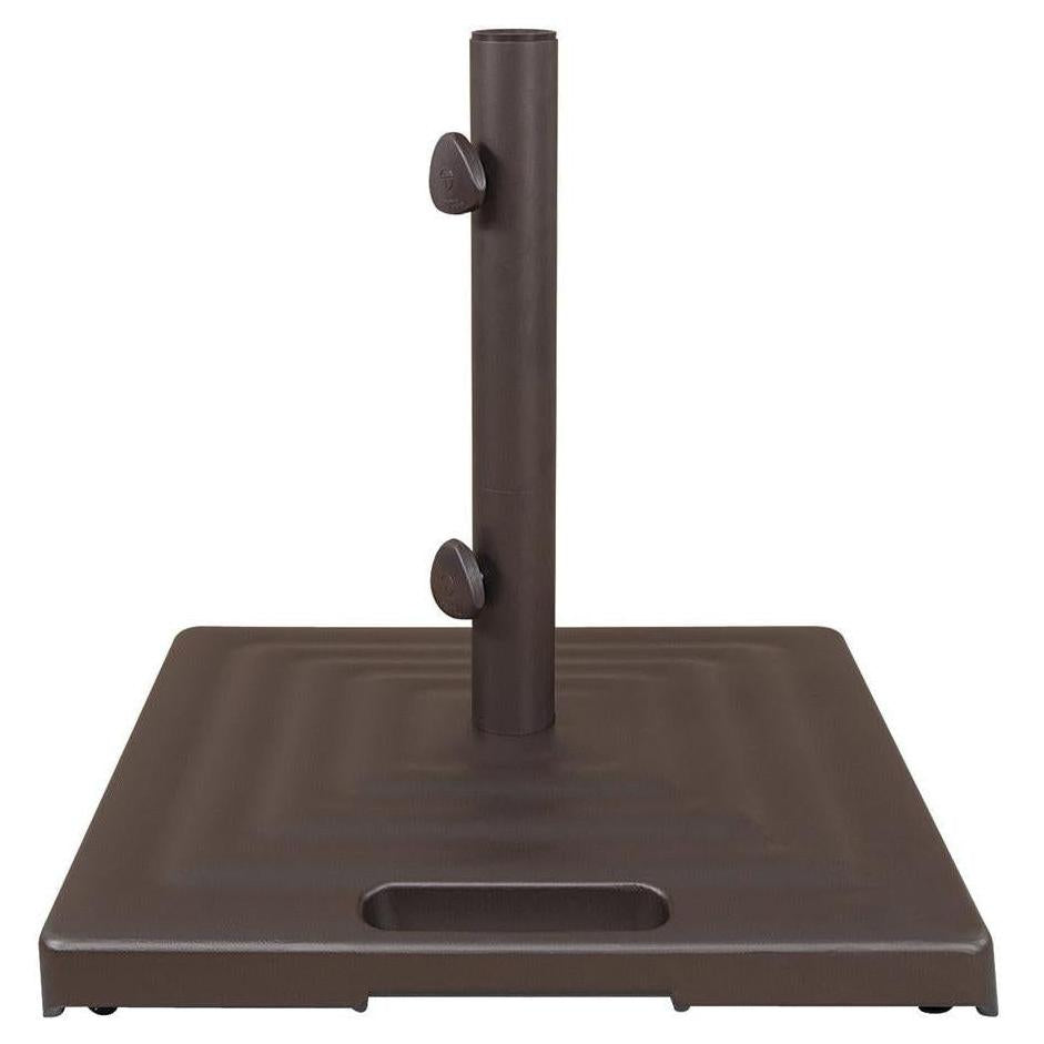 Base cuadrada de aluminio fundido de 45 kg con ruedas para LIBRA