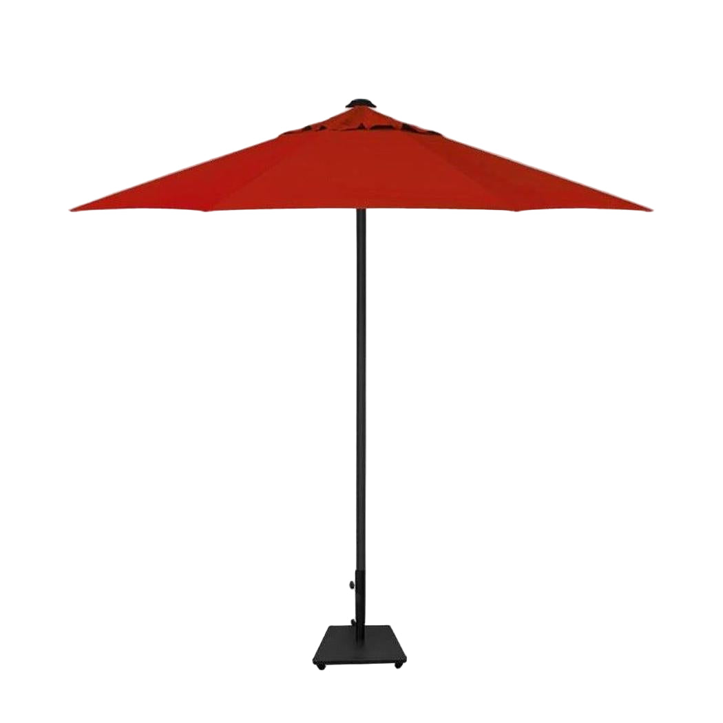Parasol CARILO 2,75 m simple aération avec inclinaison – noir