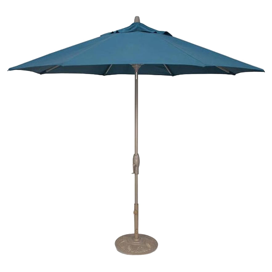 Parasol CARILO 2,75 m double aération à inclinaison automatique – noir