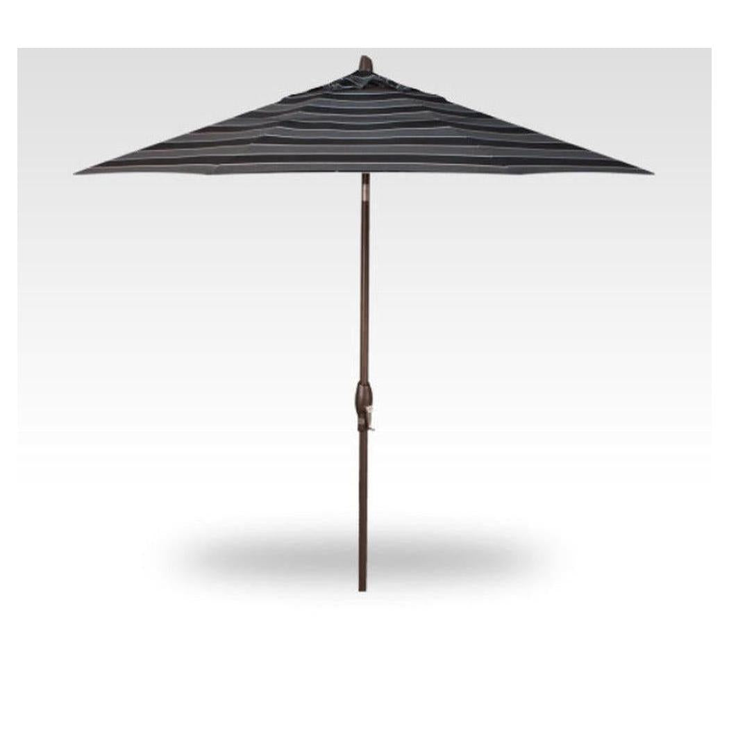 Parasol CARILO 2,75 m double aération à inclinaison automatique – bronze