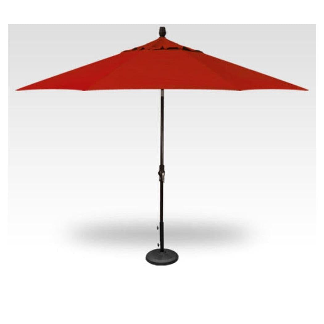 Parasol CARILO 3,35 m simple aération avec inclinaison par collerette – noir