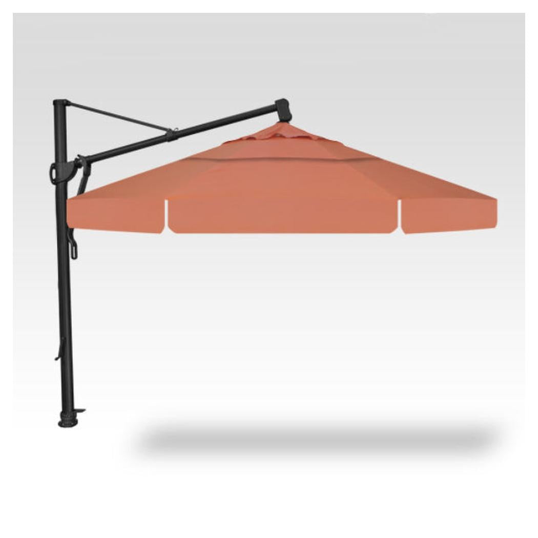 Cantilever parasol AKZ CARILO 3.35 m with double ventilation and valance