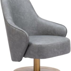 Fauteuil d’appoint pivotant WITHBY rembourré