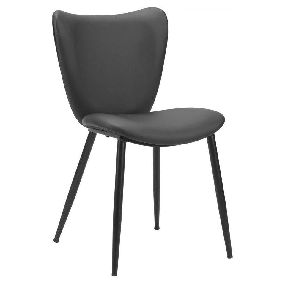 Chaise latérale rembourrée PRESTIGE noire