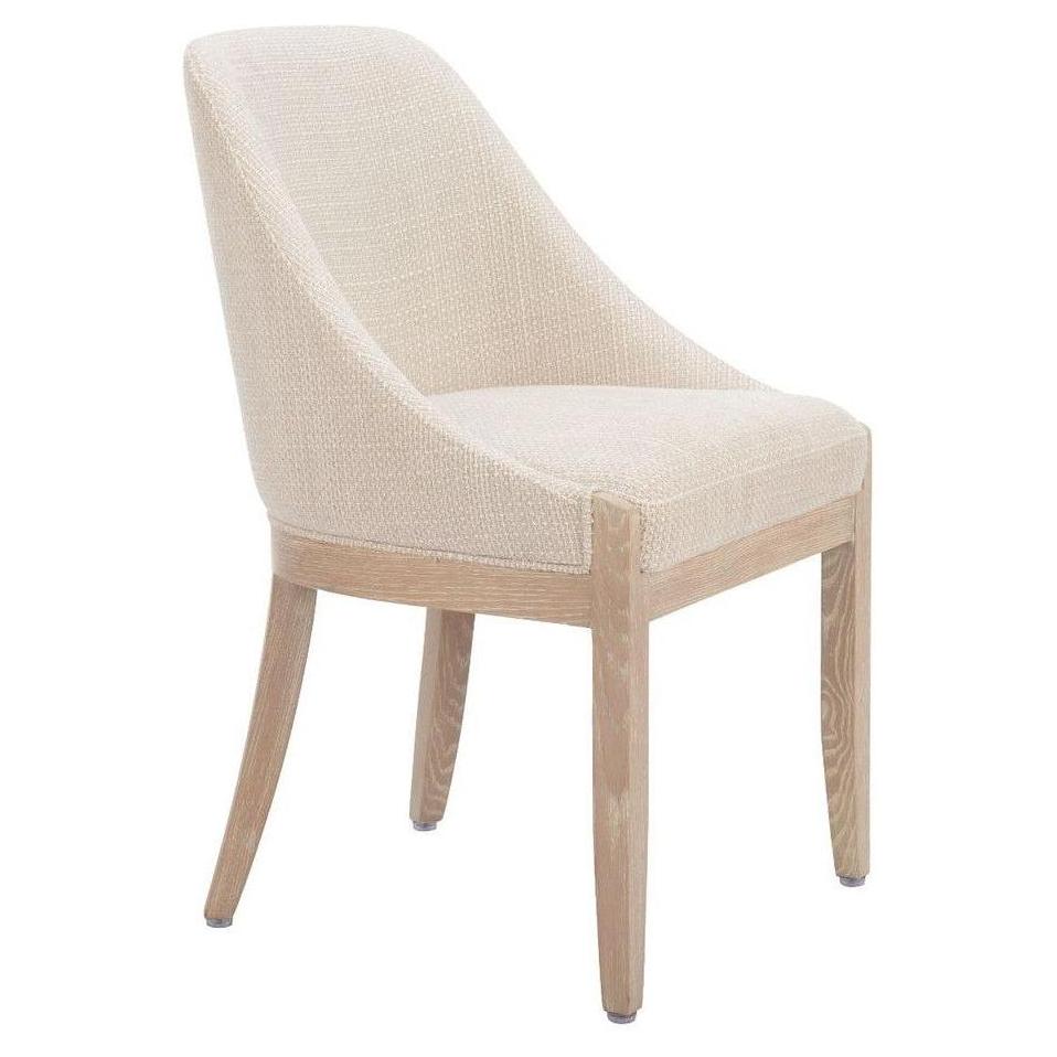 Chaise de salle à manger bois rembourrée SANTOS