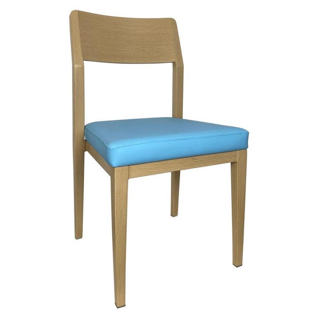 Chaise de comedor de metal acolchada MATTOS