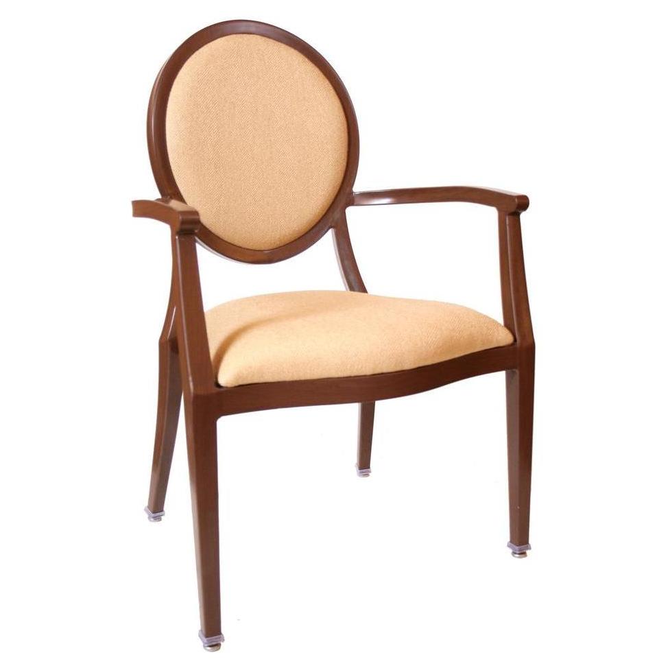 Fauteuil URRACA rembourré sur mesure avec dossier arrondi