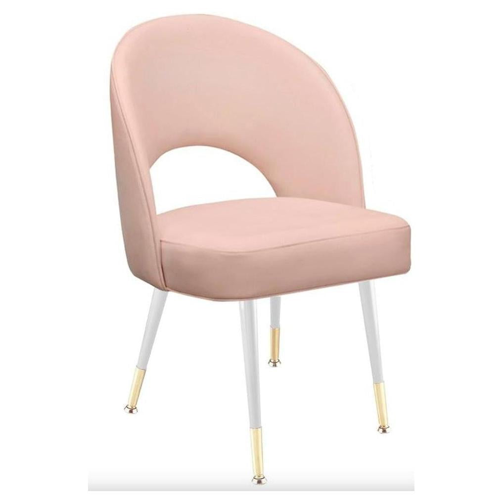 Chaise latérale moderne rembourrée