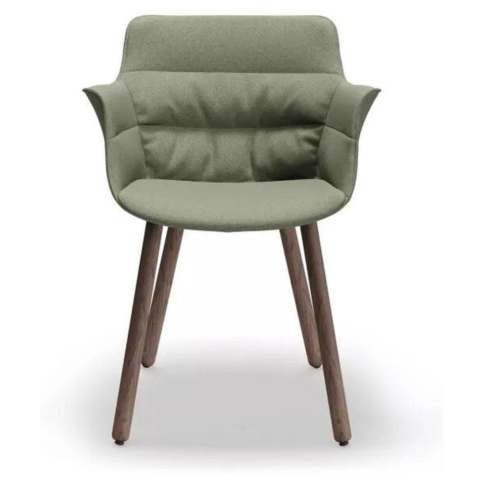 Chaise ludique ADALIA avec piètement en bois à tourillons