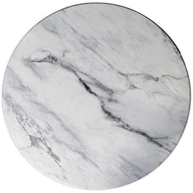 Tabletops for indoor use in black marble pattern thermolacquered MDF