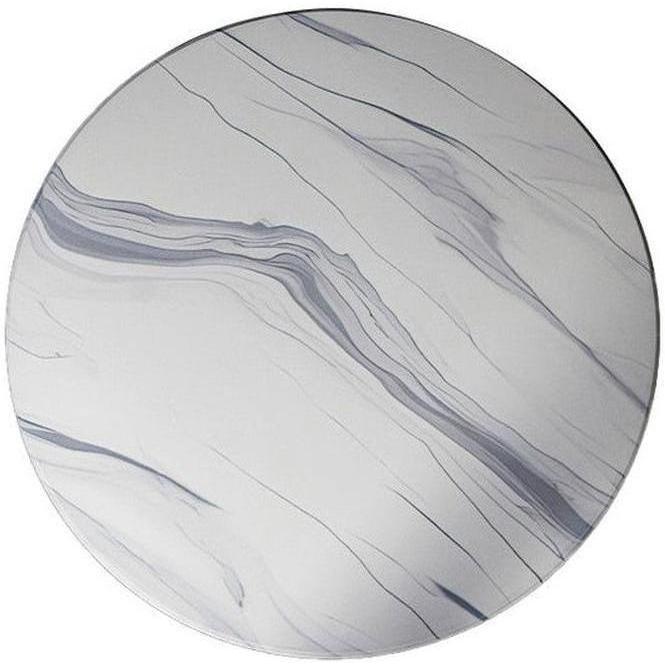 Tabletops in thermolacquered MDF with veined marble pattern