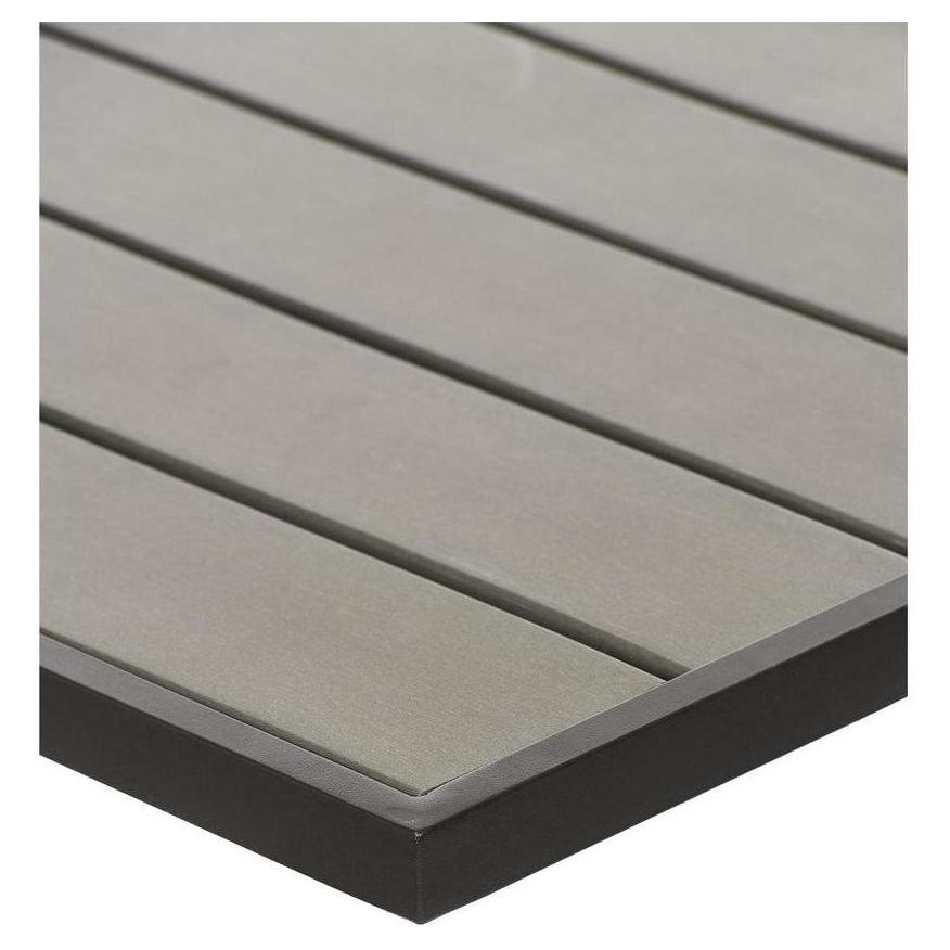 Outdoor Seaside Gray Synthetic Teak Table Tops