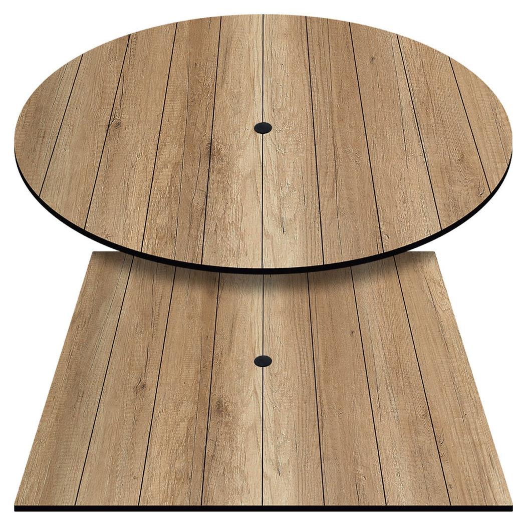 Outdoor table tops COMPCOR vintage oak finish