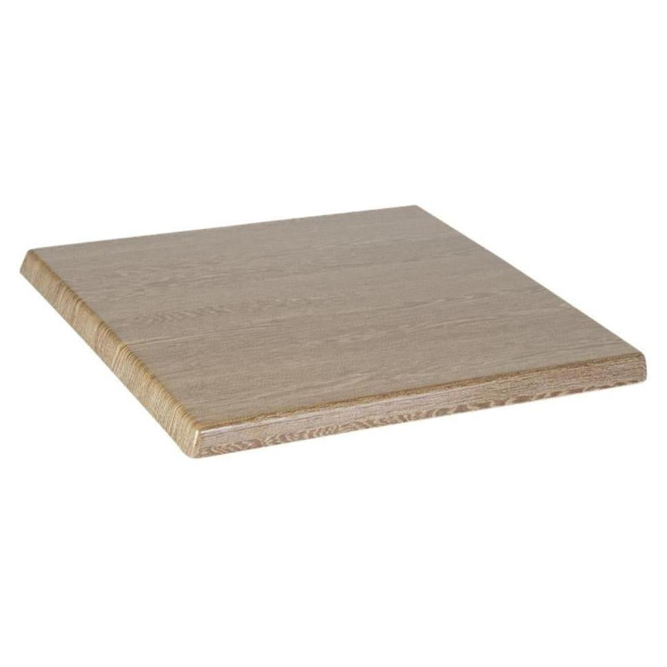 Tabletops with molded compression oak finish - thickness 1-3/8"