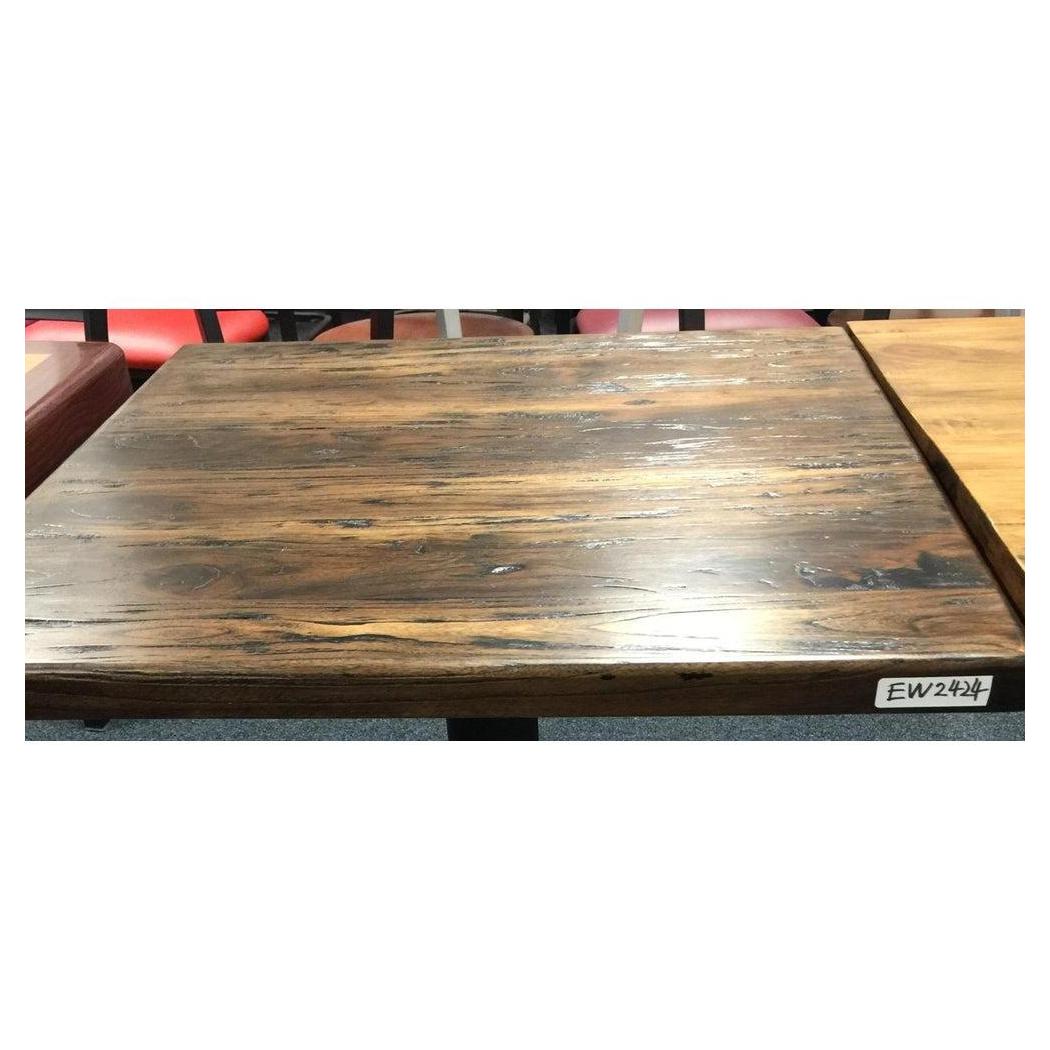 Tabletops in dark elm