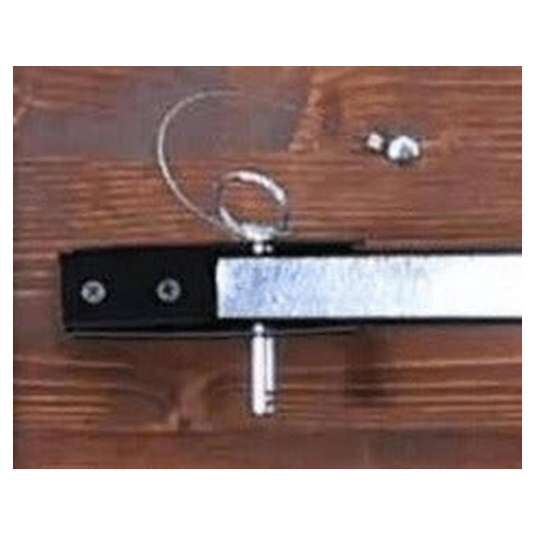 Mesa campesina redonda plegable rústica de pino macizo con patas rectas