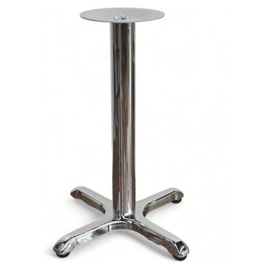 Base de table chromée neuve en forme X