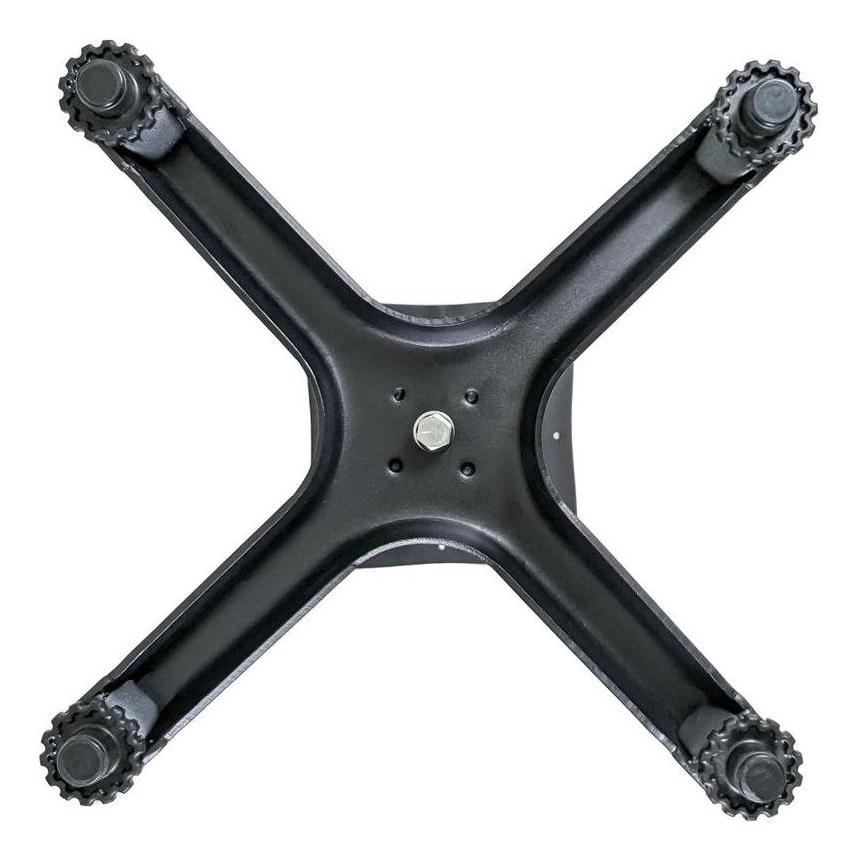 Plaques seules de base en X en acier embouti série 2000-BPS