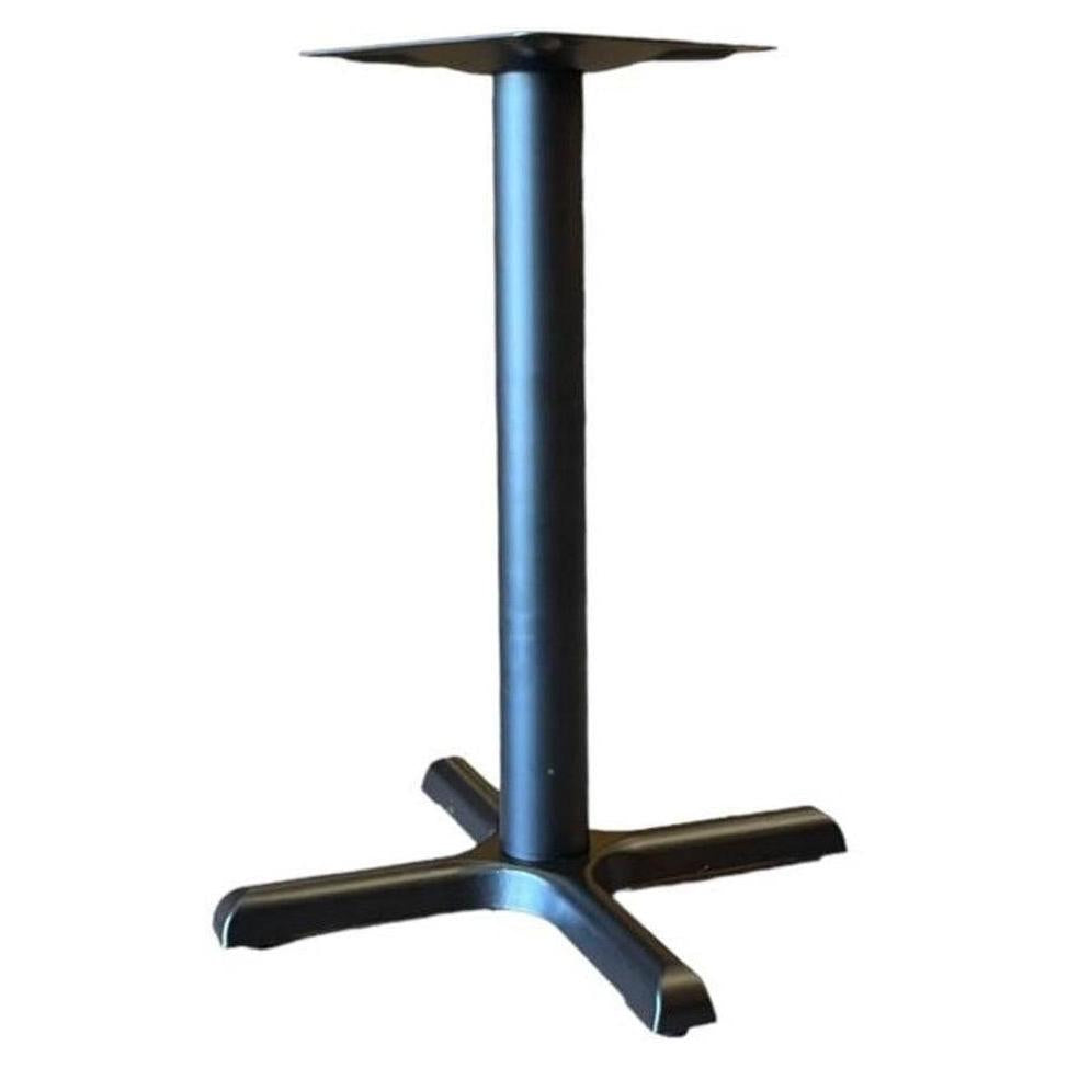 Bases de table traditionnelles métalliques en croix X