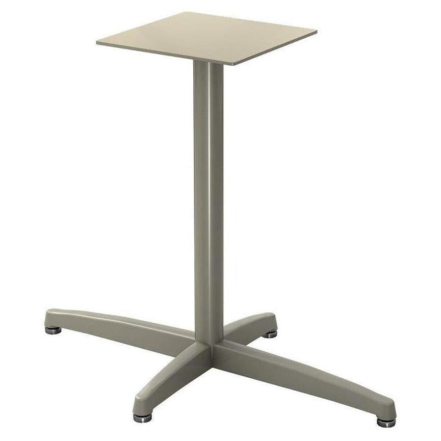 X-shaped base Duracast thermolacquered for dining or bar height - extended format
