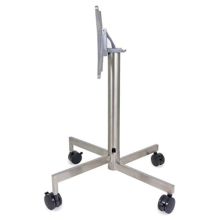X-shaped stainless steel folding base CLOONY series 8030 with casters