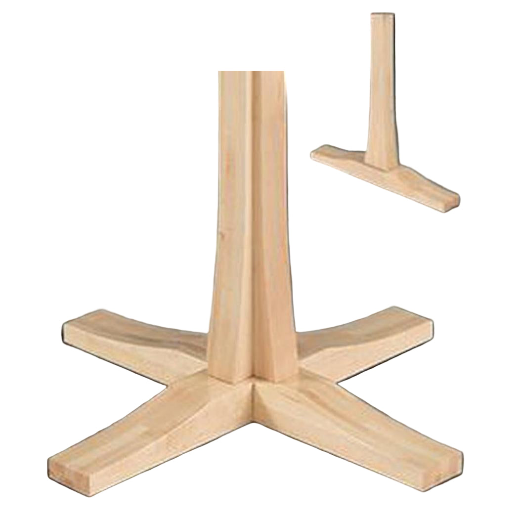 Bases de table en bois massif en croix Empire