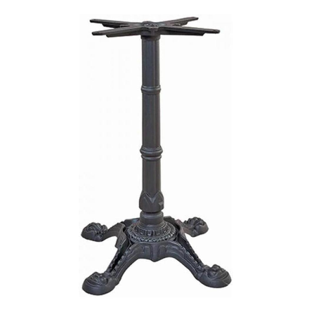 Base de table ornementale en fonte noire