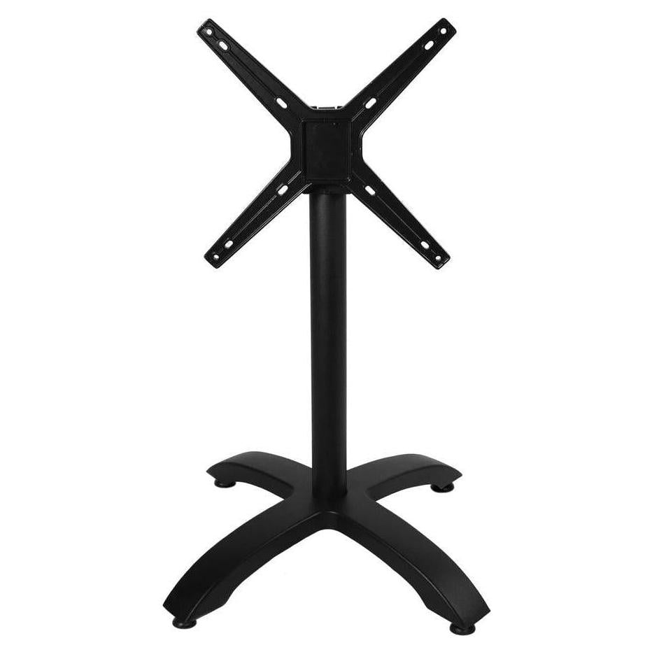 Folding outdoor dining table base MAXIME X-shaped