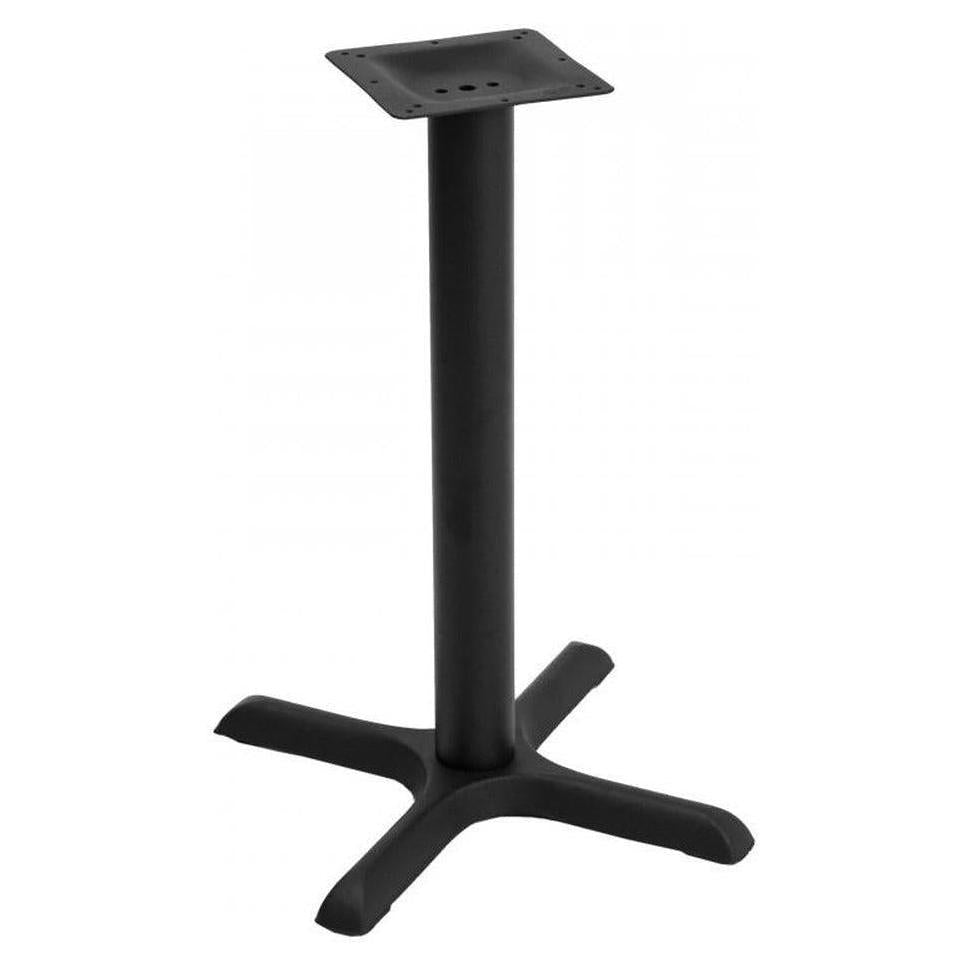 Cast iron base 22 x 22 inches with 3" column, bar height