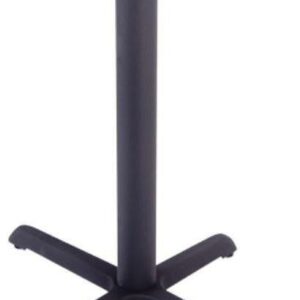 Base extérieure en fonte noire 22 x 30 pouces en X