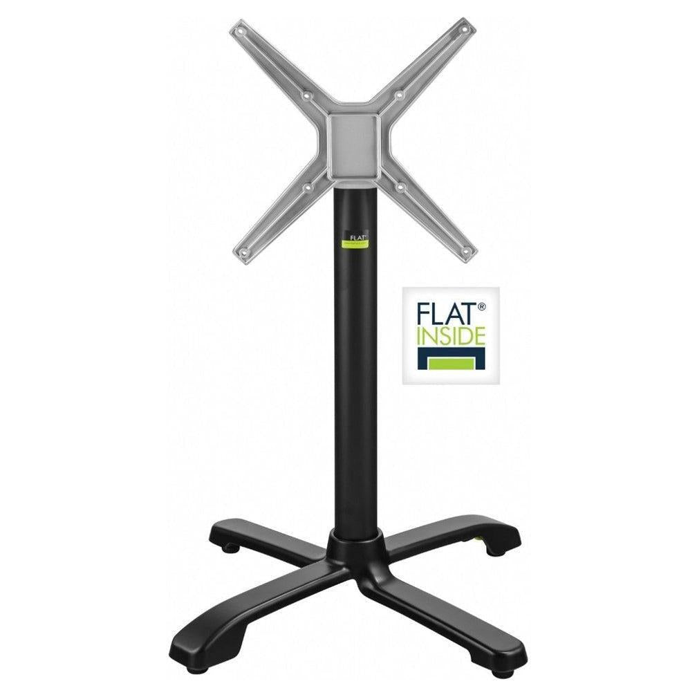 Base de table extérieure AUTO-ADJUST SX26 noire rabattable hauteur repas