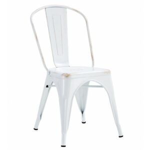 Chaise Bleex EK VINTAGE de acero (blanco)