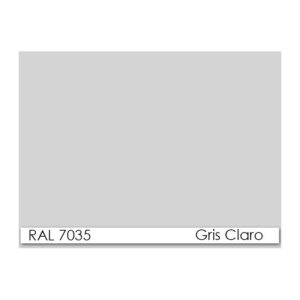 Armoire métallique Krag à portes coulissantes, structure en métal, dimensions 90 × 46 × 185 cm, finition RAL 7035 gris