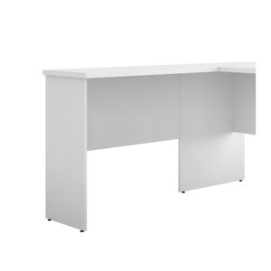 ECO Side Desk with Bilaminated Top, dimensions 90 × 40 cm, platinum finish