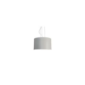 Niva Pendant Light with Light Gray Lampshade