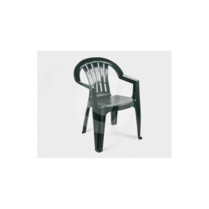 Tommer stackable monobloc armchair, ideal economical solution for outdoor use, green finish