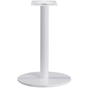 Piètement de table Moema, base ronde Ø 43 cm, hauteur 72 cm, finition blanche