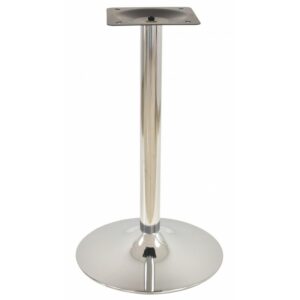 Table base Pujol New chrome-plated, round base Ø 45 cm, height 73 cm