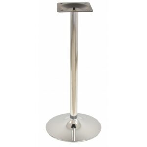 Table base Pujol New high, round base Ø 45 cm, height 110 cm, chrome finish