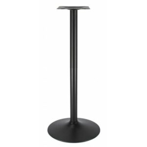 Piètement de table Pujol haut, base ronde Ø 45 cm, hauteur 110 cm, finition noire