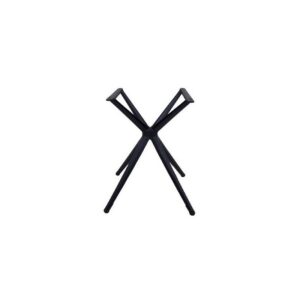 Piètement de table Mizai en résine, hauteur 72 cm, finition noire