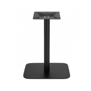 Table leg Rodnet RT72, rectangular base 60 × 40 cm, height 72 cm, black finish
