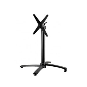 Piètement de table Eugénie pliant en aluminium, finition noire