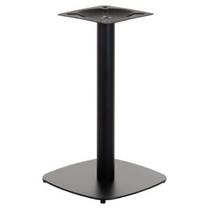 Table leg Rodnet 72, square base 45 × 45 cm, height 72 cm, black finish