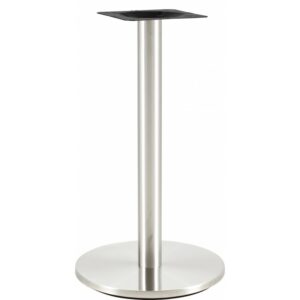 Piètement de table Steireck en acier inoxydable, base ronde Ø 45 cm, hauteur 72 cm