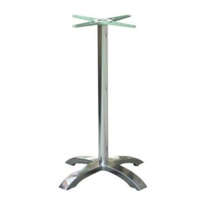 Piètement de table Palerma haut à 4 branches en aluminium