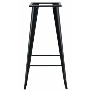 Piètement de table Bleex EK haut en acier pour plateau 60 × 60 cm, finition noire