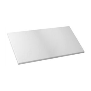 Rectangular Werzalit-SM table top, dimensions 110 × 70 cm, White 01 finish